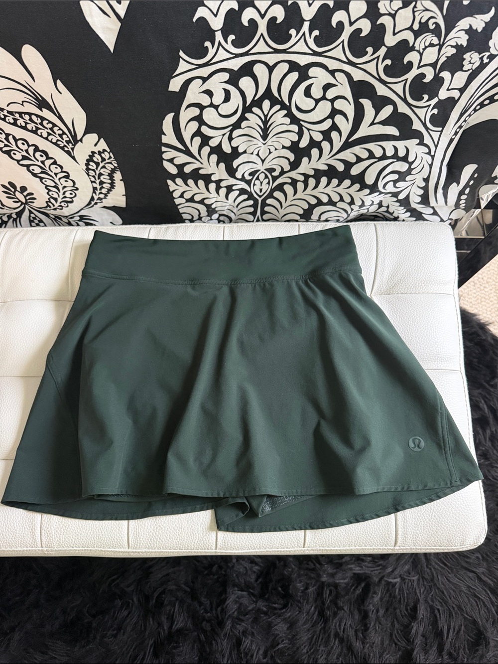 lululemon athletica Forest Green Skirted Skort.